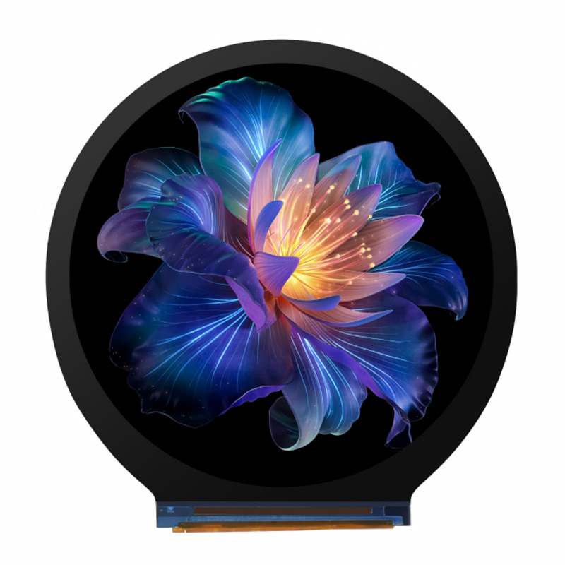 LCD Display Supplier 2.5inch LCD Capacitive Touch Screen IPS TFT Round LCD Display Modules